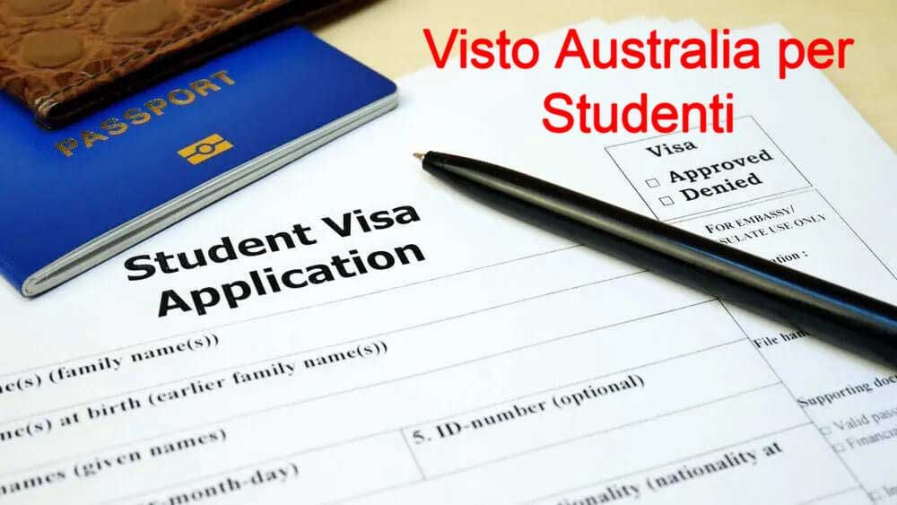 Visto Australiano per studenti 