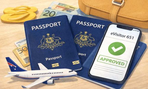 Nuovo passaporto con eVisitor 651 già approvato
