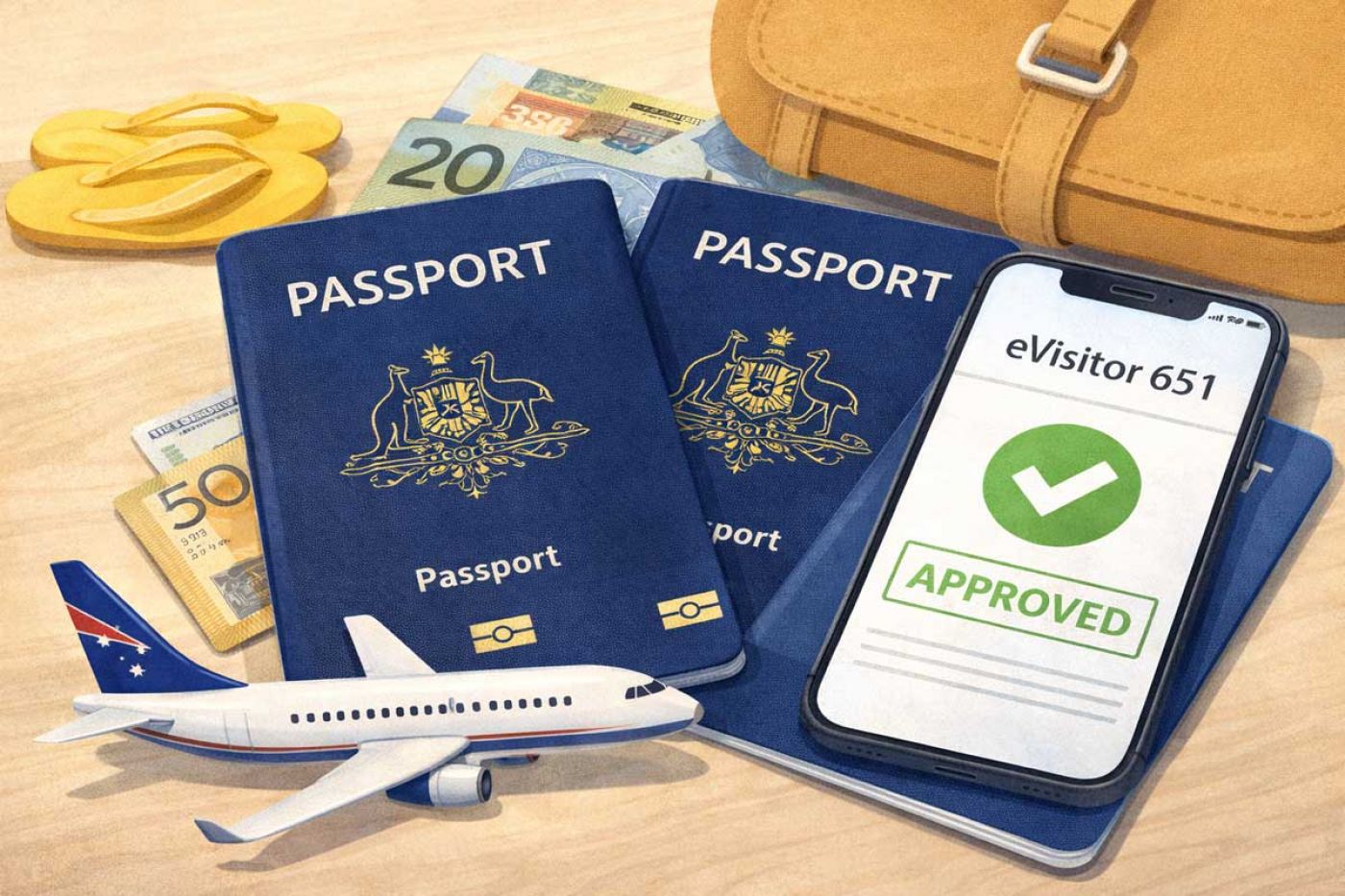 Nuovo passaporto con eVisitor 651 già approvato