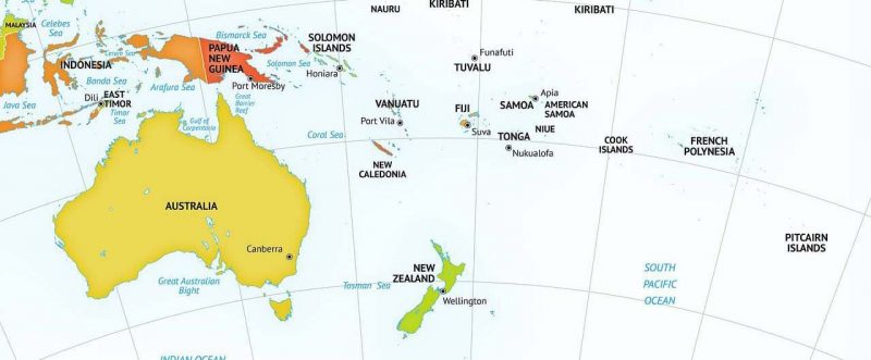 Posizione Canberra sulla mappa