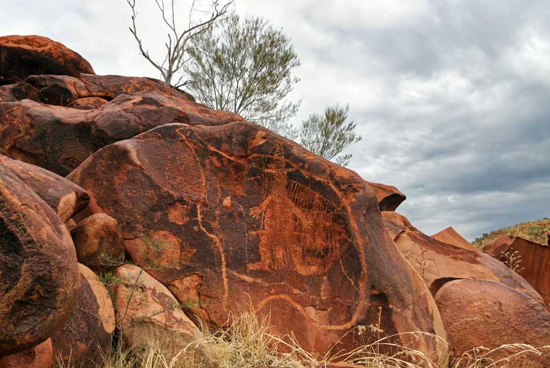 pitture e incisioni rupestri degli aborigeni australiani