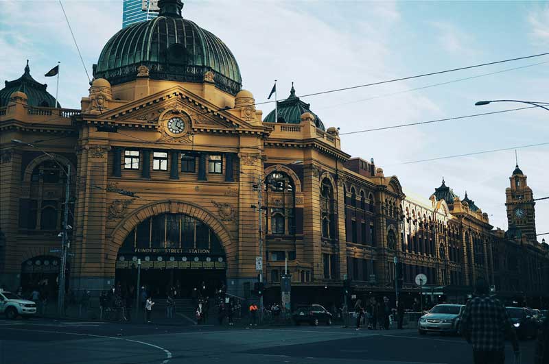 Flinders Street Railway Station Melbourne 