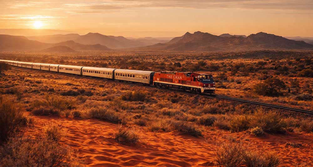 The Ghan treno panoramico che attraversa il Red Centre australiano da Adelaide a Darwin