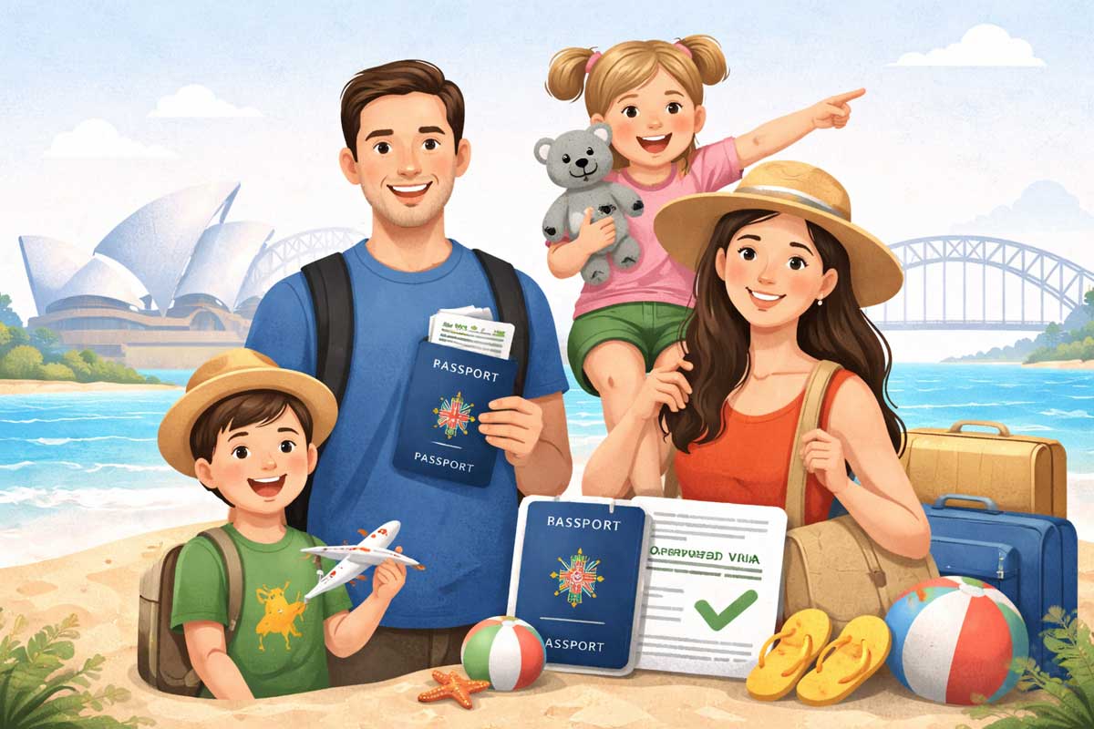 Viaggiare in Australia con bambini