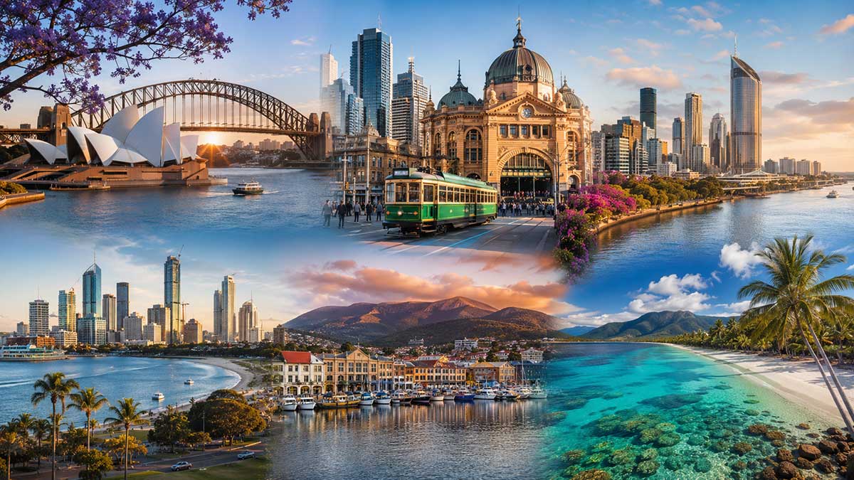 Città australiane da visitare: quali scegliere e quando 1 Città australiane da visitare tra Sydney, Melbourne, Brisbane, Perth, Hobart e Queensland tropicale