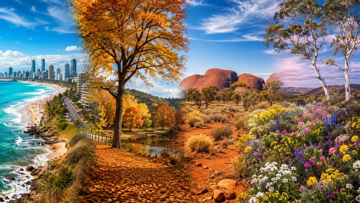Stagioni in Australia: mesi, estate e quando andare 1 Stagioni in Australia con estate, autunno, inverno e primavera