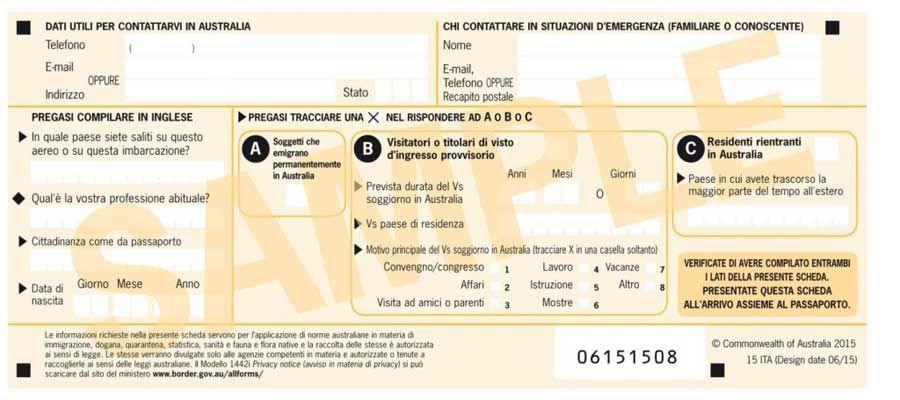 Visti Australia 2026: guida ai principali tipi di visto 6 Carta del passeggero Australia in italiano - pagina 2
